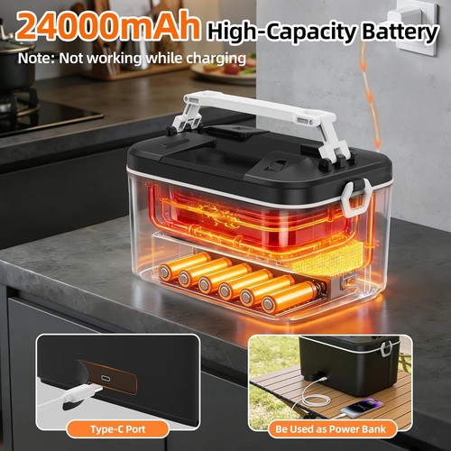 Kuchelife heated lunch box - lunch,