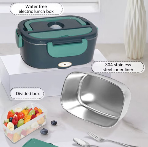 Heated lunch box electric food - box,