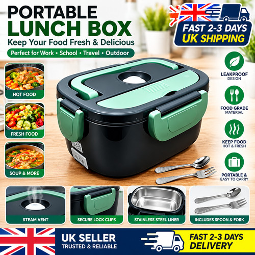 Electric heated lunch box - lunch, 1.5l