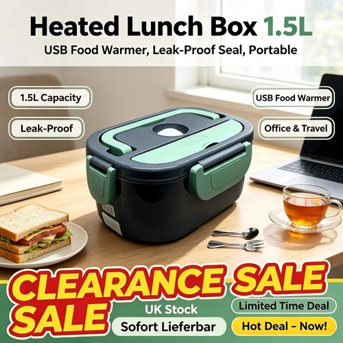 Heated lunch box - 1.5l,