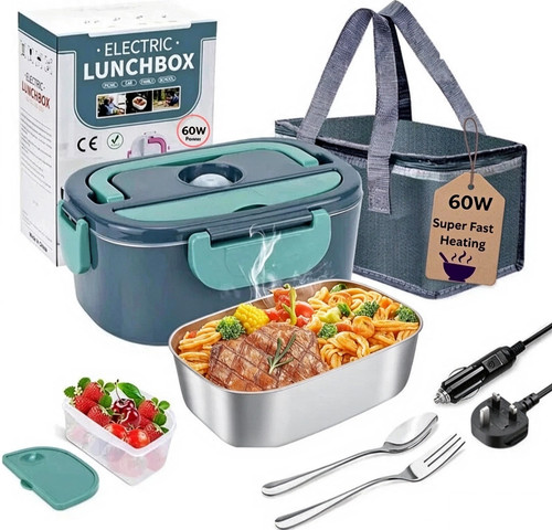 Heated lunch box - heated, electric