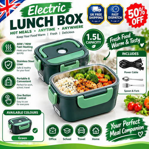 Heated lunch box 100w - lunch,