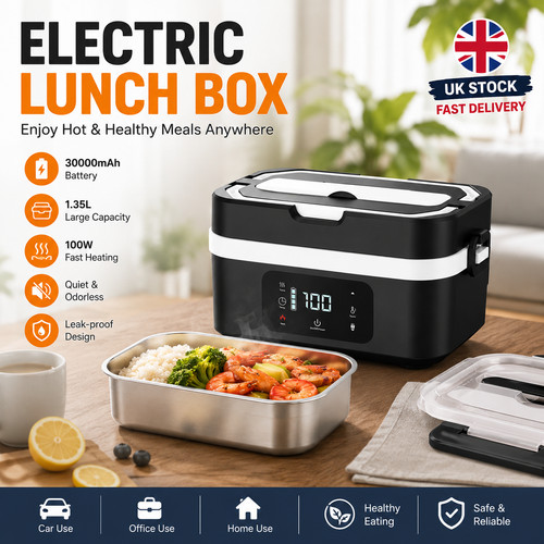 Heated lunch box 100w - box,