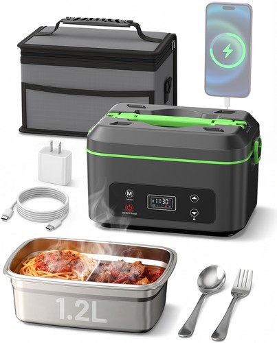 Food warmer heated lunch - 1.2l,