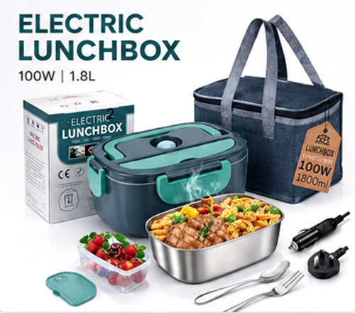 100w electric heated - lunch, box