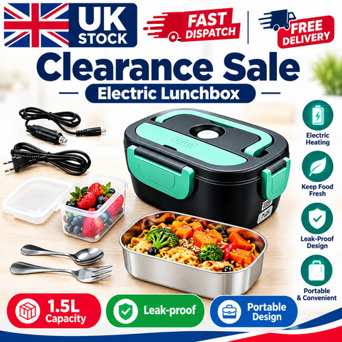 Electric heated lunch box 5l - heated,