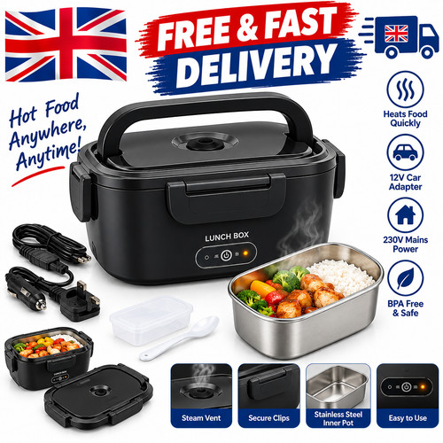Heated lunch box 100w - box,